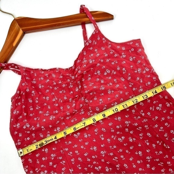 GAP Girls Red-ish Pink Adjustable Spaghetti Strap Lightweight Dress Size 18-20 - Picture 8 of 9